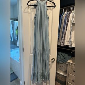 Vince Camuto Blue Maxi Dress Size Small